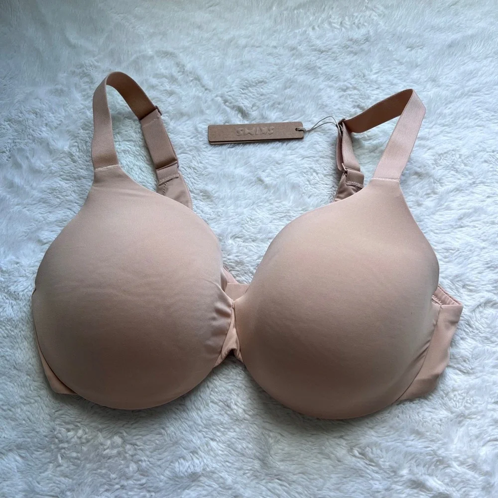SKIMS Smoothing Intimates Full Coverage Lightly Lined Bra Clay 36DD DM-DEM-9549W